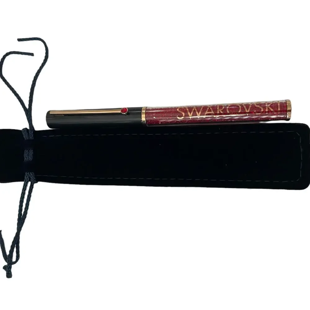 Swarovski Crystalline Gloss ballpoint pen Red, Rose gold-tone plated damage